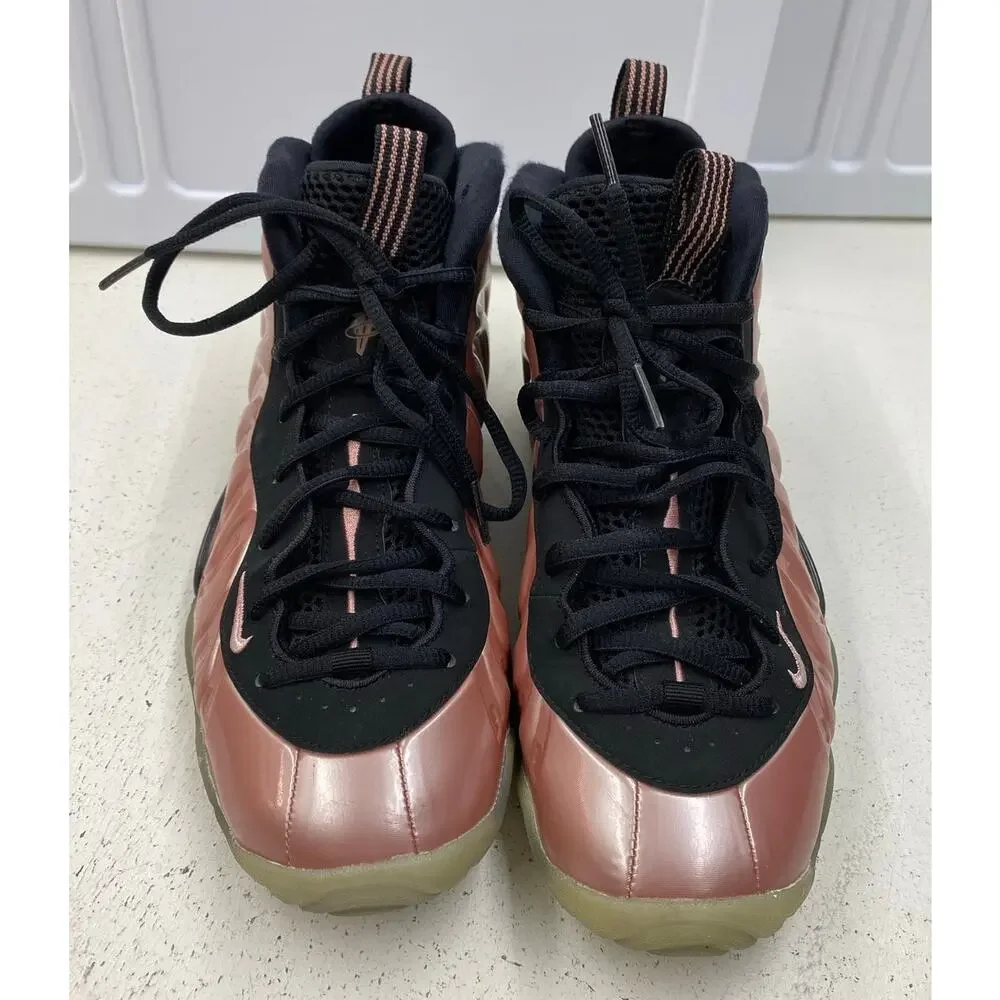 Youth Nike Air Foamposite One Rust Pink high-top sneakers 644791-601, 6Y